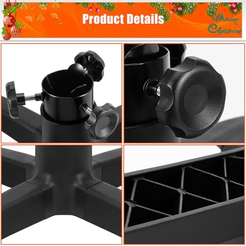 Heavy Duty Rolling Christmas Tree Stand with Wheels for 7-10 ft Artificial Trees
