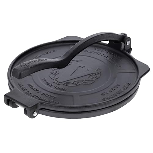 Victoria Cast Iron Tortilla Press. Maker, Flour press, Rotis Dough