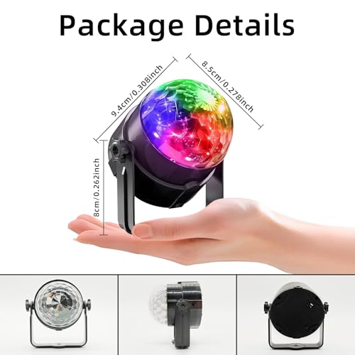 Yiixuyo Bronze 2-Piece Voice-Controlled Party Lights with Remote