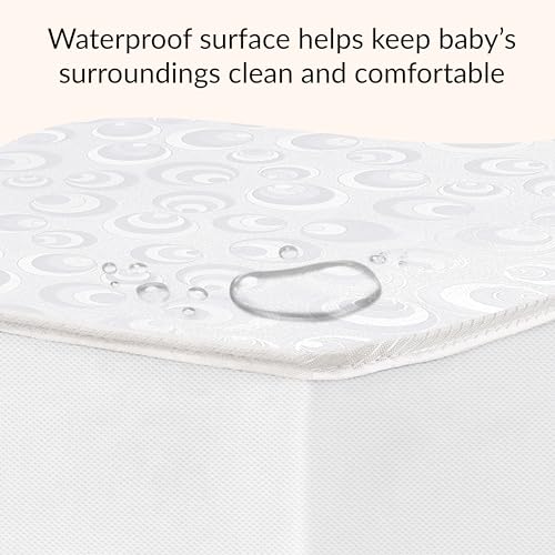 Dream On Me Breathable 2-in-1 Portable Mini Crib Mattress with Waterproof Cover
