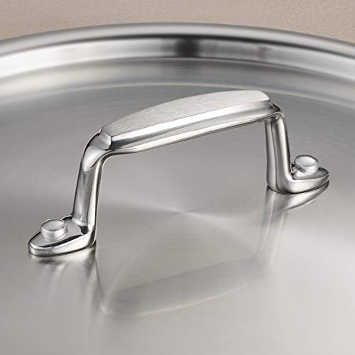 12 Quart Stainless Steel Stock Pot with Lid - Heavy Duty Cooking Pot