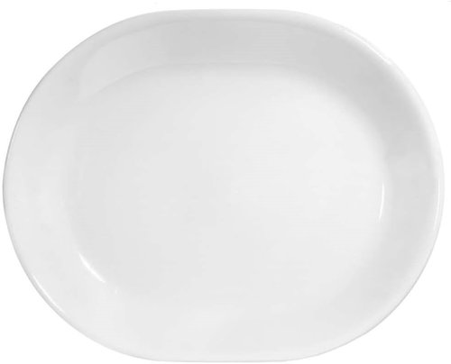Corelle Vitrelle 38-Piece Dinnerware Set - Lightweight, Chip Resistant Plates & Bowls | Winter Frost White