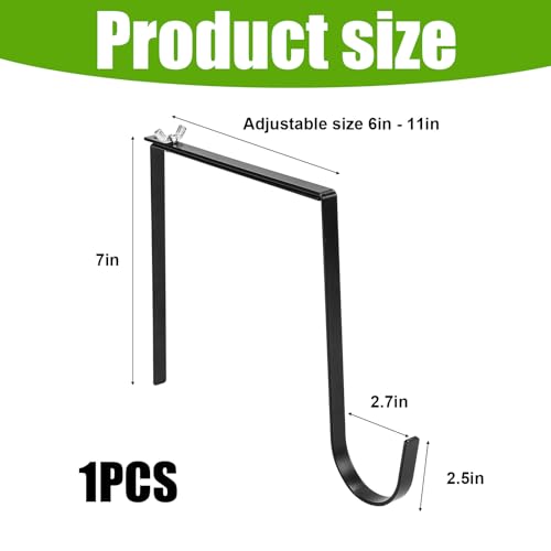 Headstone Wreath Hanger for 6-11 Inch Gravestones | Stainless Steel Cemetery Floral Stand
