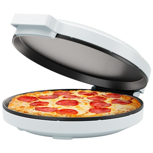 Countertop Electric Pizza Oven & Maker - 13x15 Inch Concrete Finish, 1440W