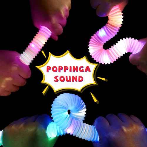 12 PCS Glow Sticks Pack, Glow in Dark Party Favor Supplies, Halloween Light Up Light up Bracelets Accessories for Toddlers, Neon Party Decorations for New Years Eve Birthday Camping