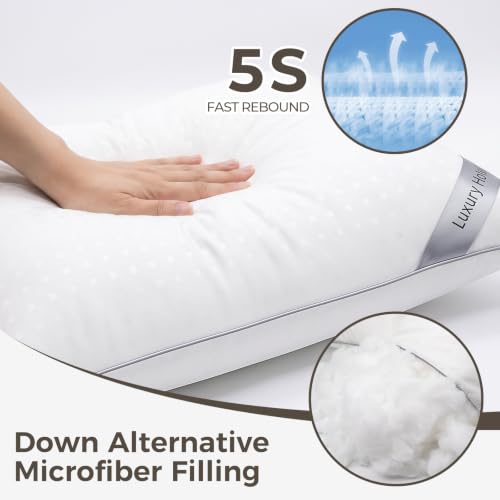 HIMOON Bed Pillows for Sleeping Set of 4,Standard Size Cooling 4
