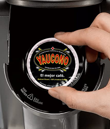 Yaucono Medium Roast Coffee Pods Pack of 72 - Keurig Compatible, Recyclable, 100% Arabica, Puerto Rican Coffee