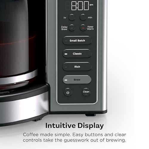 Ninja Fresh Brew Premium XL Coffee Maker - 14-Cup Glass Carafe, Stainless Steel