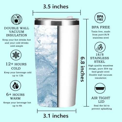 HZMLYDJ 20 oz Basketball Tumbler – Orange Insulated Cup Gift for Men