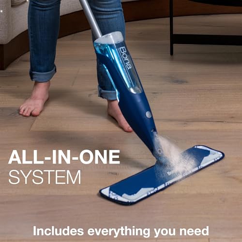 Bona Premium Spray Mop for Hardwood Floors with Wood Floor Cleaner & Microfiber Pad - Variation: Premium Spray Mop: Concentrate Packet