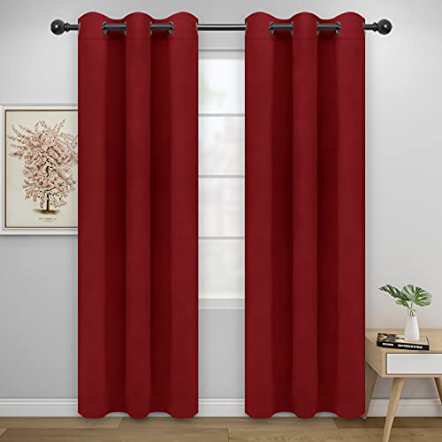 Easy-Going Thermal Grommet Blackout Curtains, 2 Panels 42x84 in