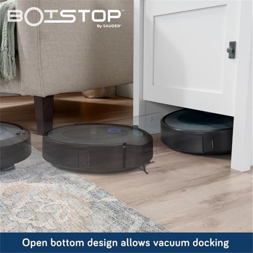 Sauder Homeplus Robot Vacuum Storage Side Table - Soft White, Low Profile