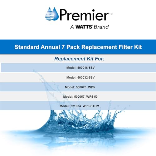 Watts Premier Water Filter Replacement Kit for RO Systems - 7 Pack