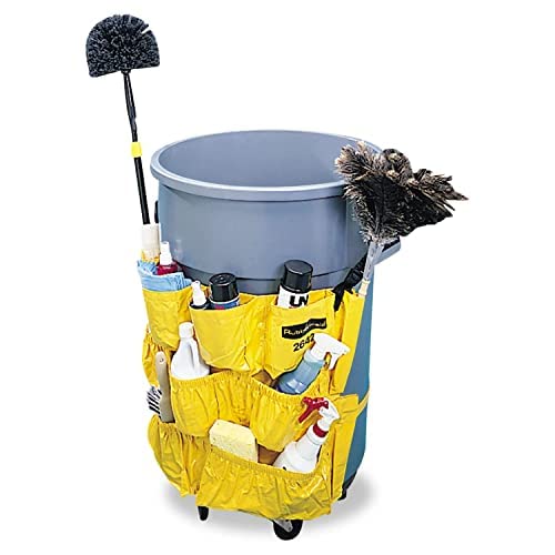 Rubbermaid Commercial Products Brute Cleaning Caddy - 1 Pack, Yellow