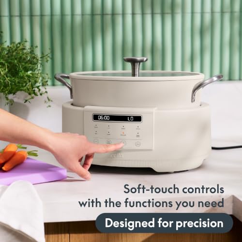 BELLA 10-in-1 7Qt MultiCooker with Non-Toxic Ceramic Coating - Oatmilk Edition