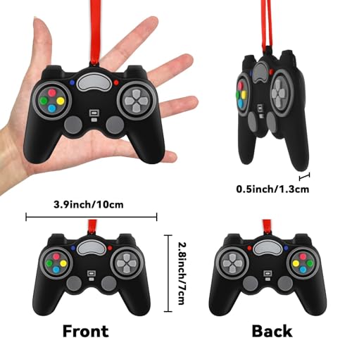 Tevxj 2026 Video Game Christmas Ornaments - Personalized Video Game Controller Ornament (2pc)