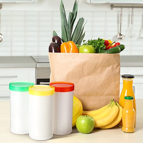 12 Pack 34 Oz Colorful Juice Pouring Bottles with Lids - Classic Variation