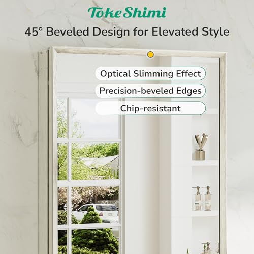 Bathroom Medicine Cabinet 14x18 with Mirror, Beveled Aluminum Frame, Adjustable Shelves - Brushed Nickel - Variation of Brushed Nickel / 14x18 in