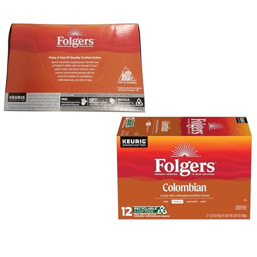 Folgers Colombian Coffee K-Cups for Keurig - Medium Roast, 72 Count