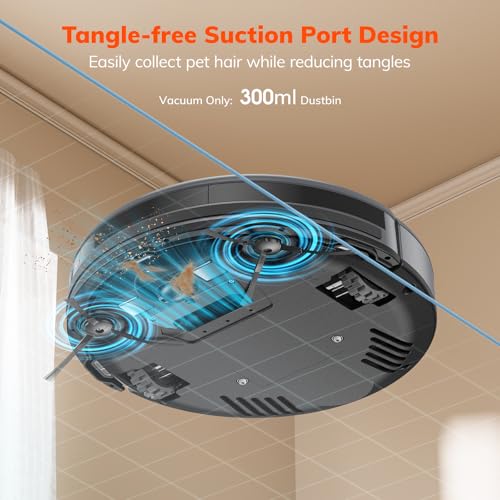 ILIFE V5s Max Robot Vacuum Gray 4000Pa Strong Suction Gyro Navigation