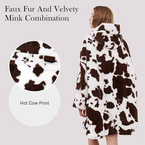Viviland Blanket Hoodie Wearable Oversized Super Soft Warm, Gifts for