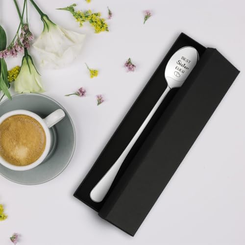 Sister Gifts Stainless Steel Spoon - All-Purpose Utensil for Christmas, Birthday & Stocking Stuffers