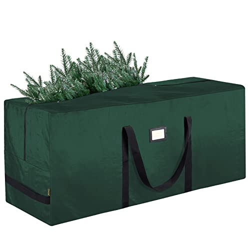 BALEINE 7.5 ft Green Extra Large Christmas Tree Storage Bag with Reinforced Handles