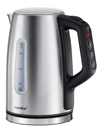 1.8 Quarts Stainless Steel Electric Kettle - Digital Temperature Control & Keep Warm