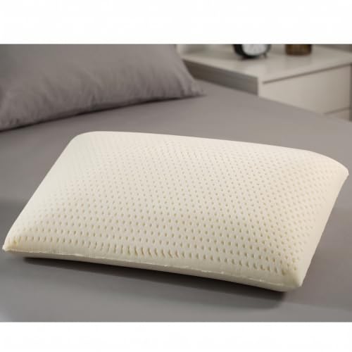 JOTOM Standard Mid Loft 100% Natural Talalay Latex Pillow for Side & Back Sleepers