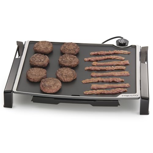 Presto Tilt-N-Fold XL Electric Griddle - Large Nonstick Kitchen Appliance