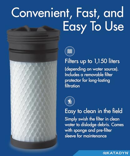 Katadyn Hiker Pro Replacement Water Filter Cartridge - 1 Pack
