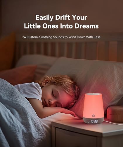 Dreamegg Classic Baby Sound Machine with Night Light & App Control