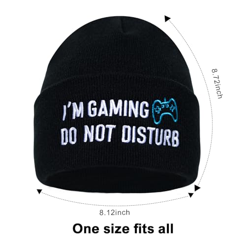 Gamer Gift Set with Beanie, Pillowcase, Socks, Tumbler & Winter Hat – Teen & Men Gifts