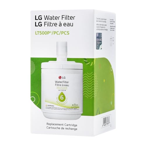 LG Replacement Water Filter LT500P - 6 Months / 500 Gallons NSF-Certified