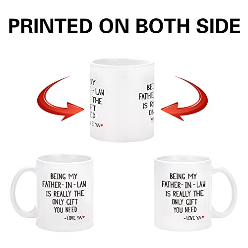 Being My Father-in-law Coffee Mug - 11oz White Father's Day Gift for Dad & Father-in-Law