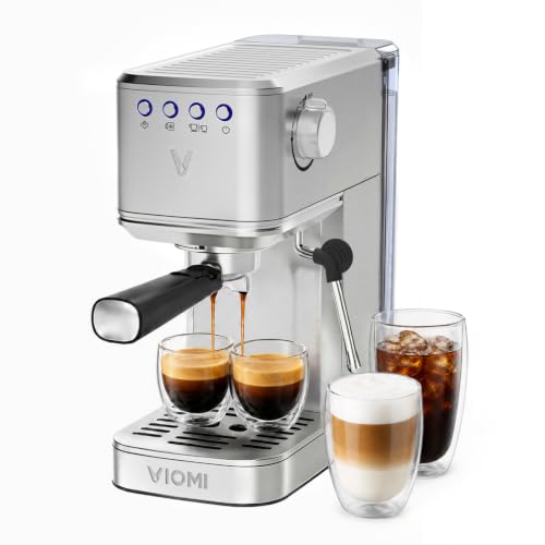 VIOMI T1A Espresso Machine with Milk Frother Button - Cold Brew & Hot Coffee