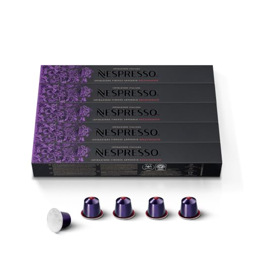 Decaf Espresso Pods - Arpeggio Dark Roast 50-Count for Nespresso Original
