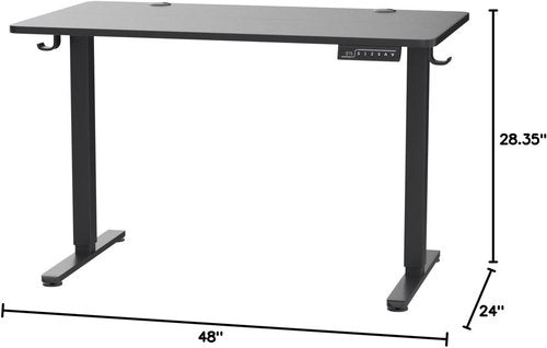 ErGear Electric Standing Desk - Height Adjustable Sit-Stand Home Office Desk, 48 x 24 Inches, Black
