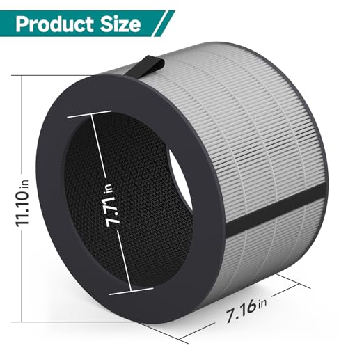 VALZONE PuriCare 360 Filter for LG AS601HBB0 HEPA & Activated Carbon Purifier