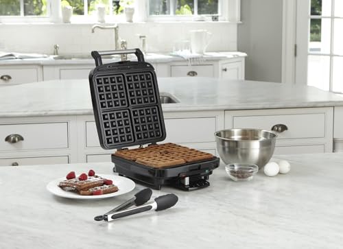 Cuisinart Belgian Waffle Maker New Square Classic - 4-Slice Stainless Steel