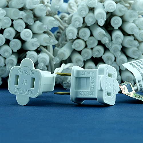 Sweet Shine Cool White LED Christmas String Lights 66ft 200 Bulbs UL Certified