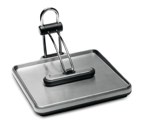 simplehuman Quick Grip Stainless Steel Napkin Holder - Pack of 1, Brushed Finish