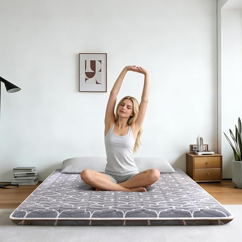 6th Generation Japanese Floor Futon Mattress - Extra-Thick 9-Layer