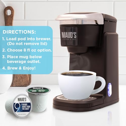 Maud's Family Coffee Pod Variety Pack - 136 Count, 12 Flavors, Compatible with Most Single-Serve Brewers - Variation of THIS Listing