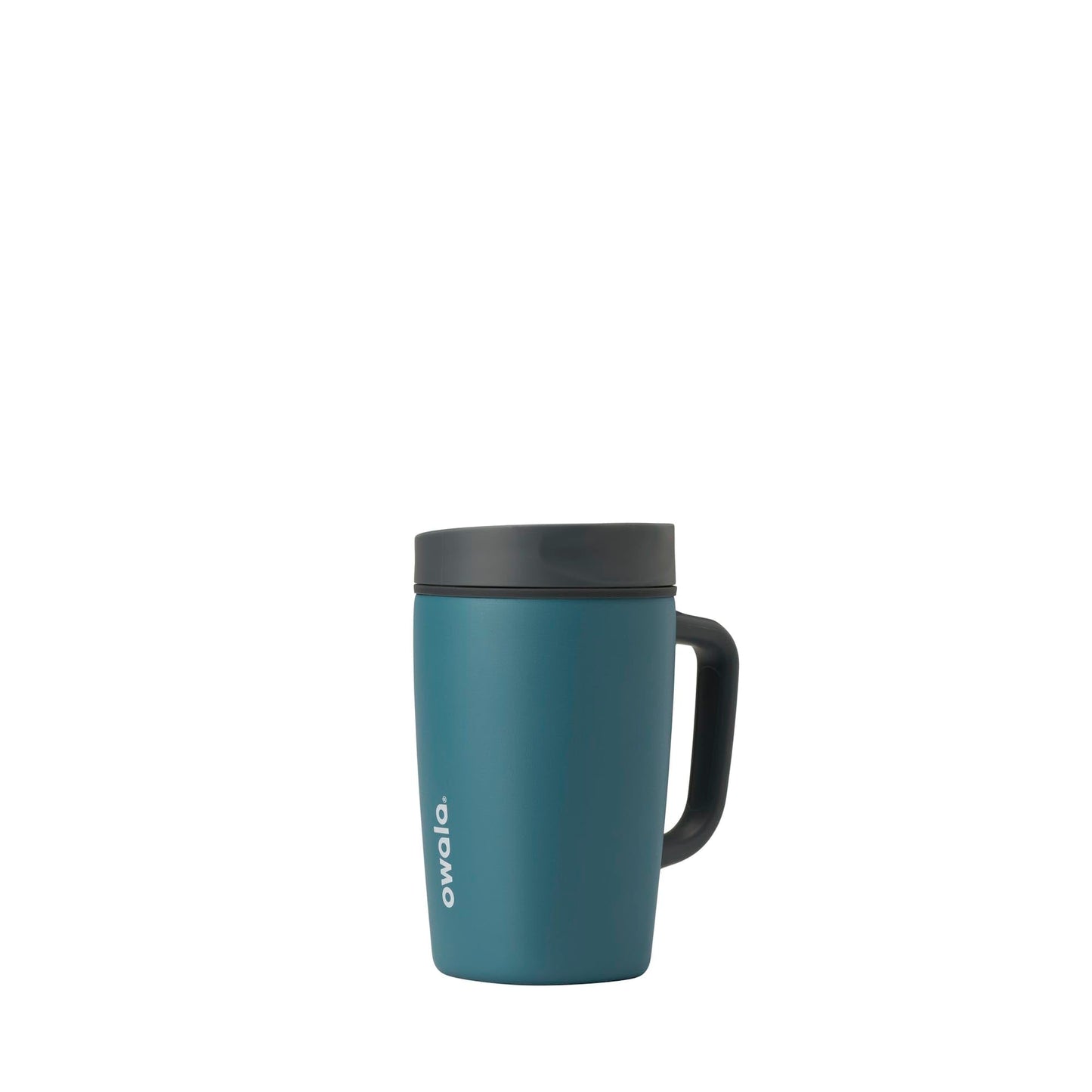 Owala SmoothSip Slider Stainless Steel Insulated Travel Mug with handle, 100% Leak Proof, For Hot and Cold Drinks, Travel Friendly with Sliding Lock Lid, 12oz, BPA Free, Leak Proof, High Dive