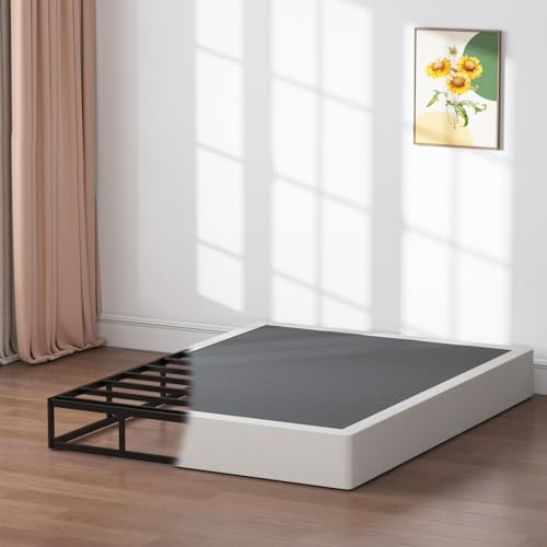 SHLAND Full Size Box Spring 9 Inch Metal Mattress Foundation Bed Base