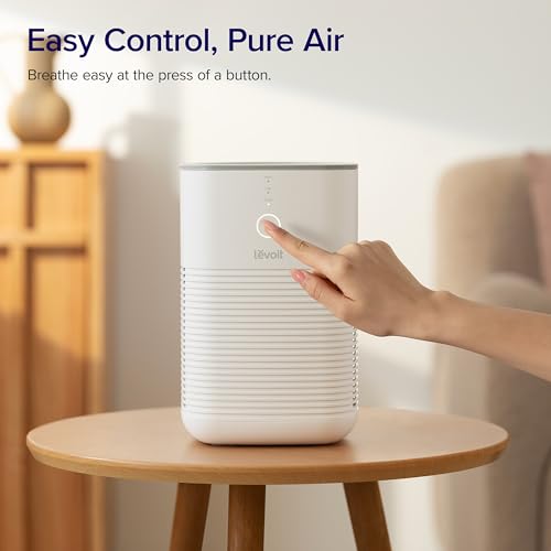 Levoit LV-H128 White Air Purifier - Standard 1 Pack for Home & Bedroom