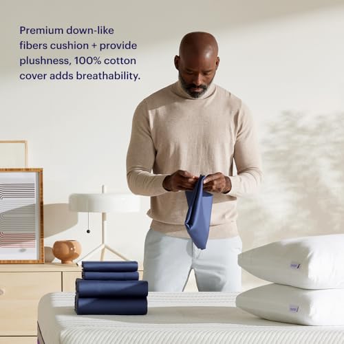 Purple Cloud Pillow - Standard Size Plush Down-Alternative Neck Pillow - Pack of 1