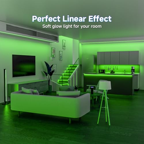 USB-Powered Green FCOB LED Strip 6.56ft 320 LEDs/m for TV Backlight