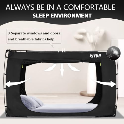 Bed Tent Canopy for Adults & Kids Twin XL Black - Bed Canopy Tent